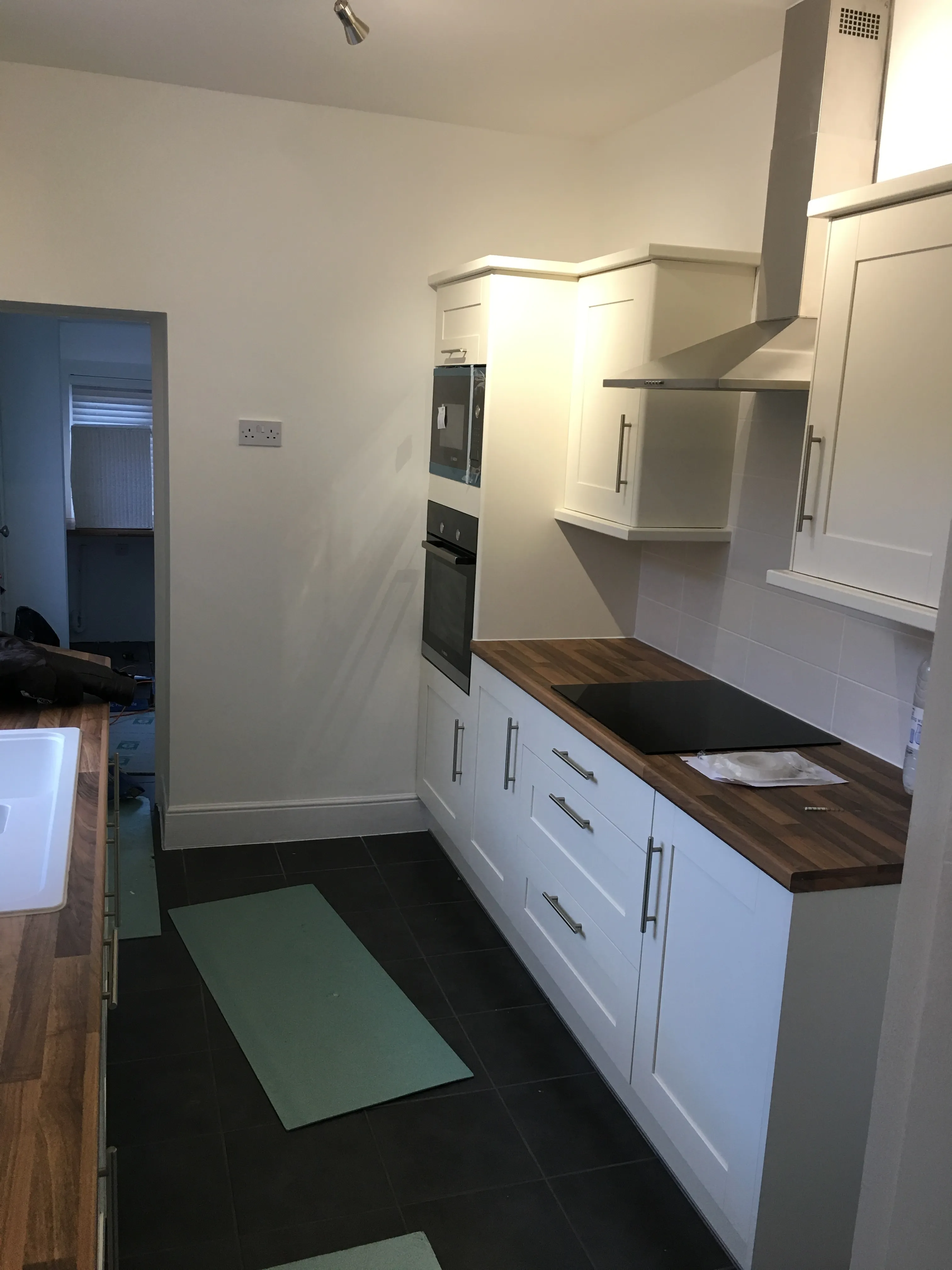 After kitchen refurbishment at Galley Kitchen Replacement
